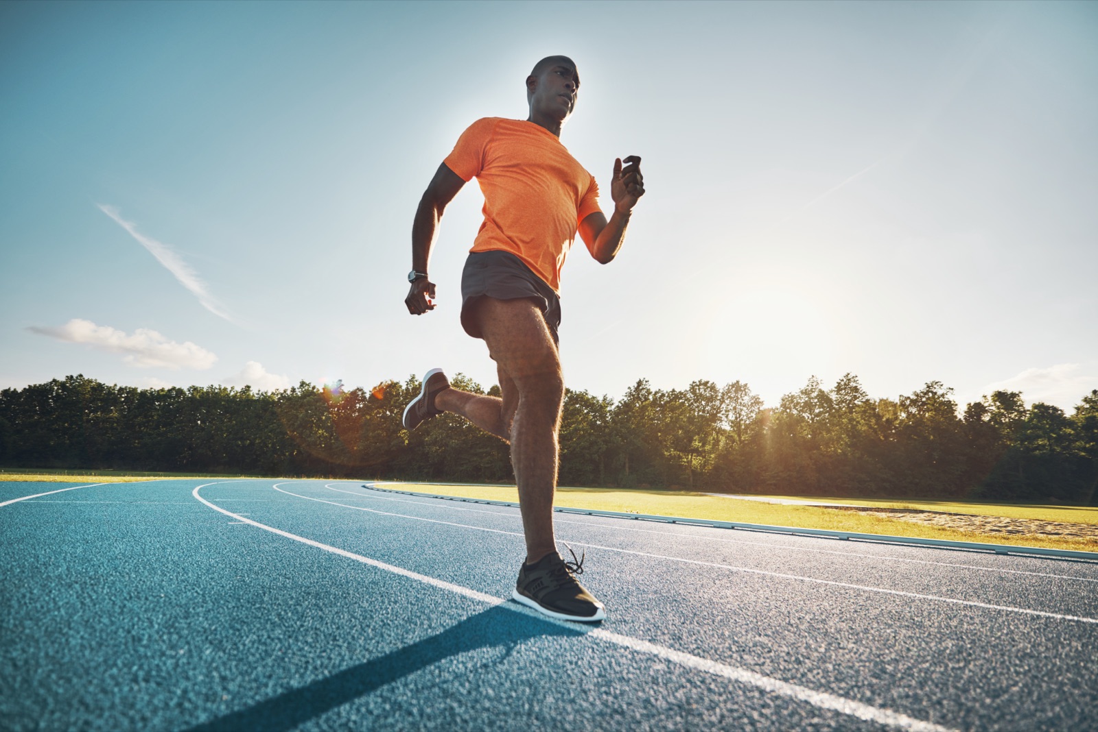 Running, Track Session – 10 × 400 Meters